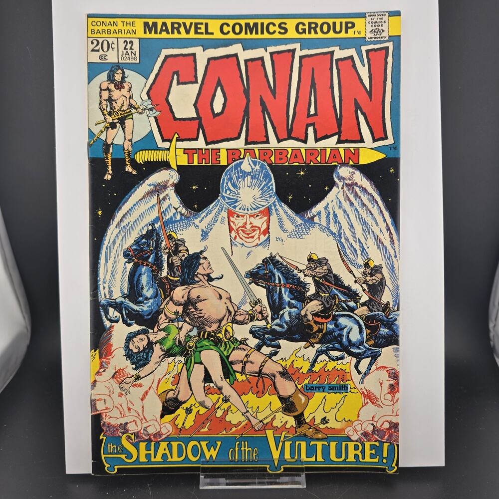 Conan the Barbarian #22 KEY: FN+ to VF+ Marvel Comics January 1973